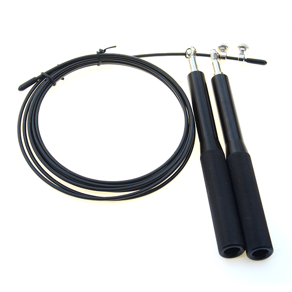 Thick handle metal skipping rope